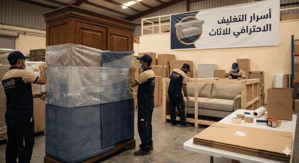 أسرار التغليف الاحترافي ومستودعات تخزين العفش في الرياض